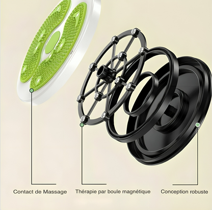 Disque Magnétique Rotatif Pour la Perte de Poids - Kit de 2 Disques