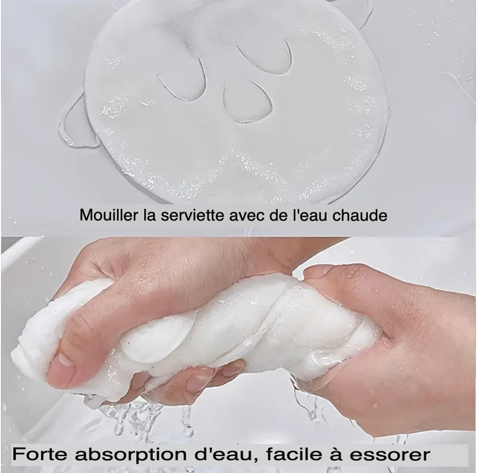 Serviette Faciale Pour le Nettoyage Et l'hydratation